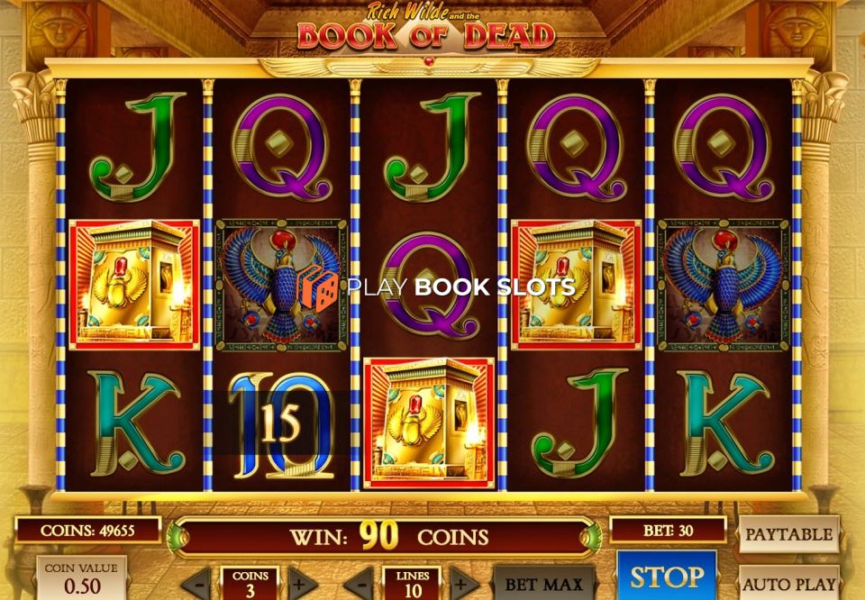 book of dead slot 3 books