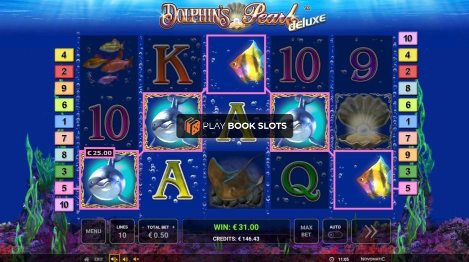 dolphin's pearl deluxe casino win