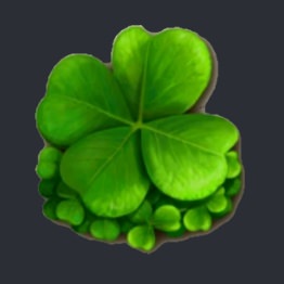 four lead clover symbol, lucky ladys charm