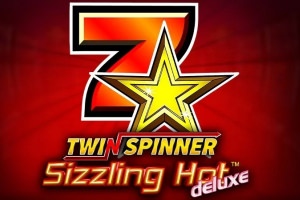 twin spinner sizzling hot, logo