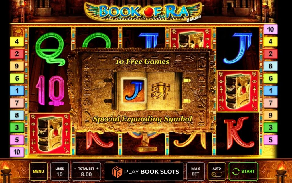 book of ra 10 free games