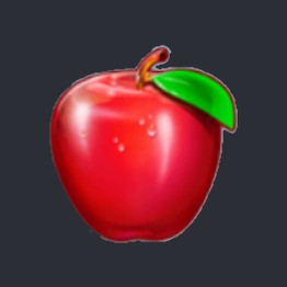 apple symbol, sweet bonanza