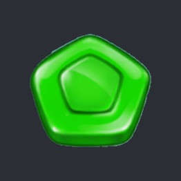 gemma verde simbolo, sweet bonanza