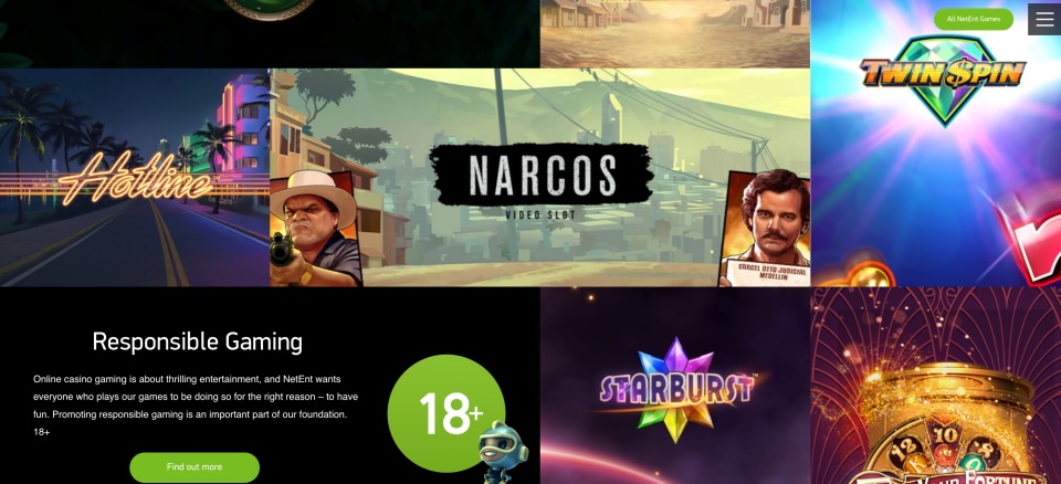 netent games portfolio