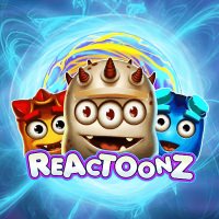 reactoonz logo, slot by playngo