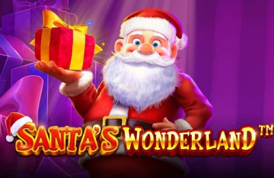 santas wonderland slot, logo