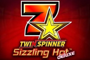 twin spinner sizzling hot slot logo