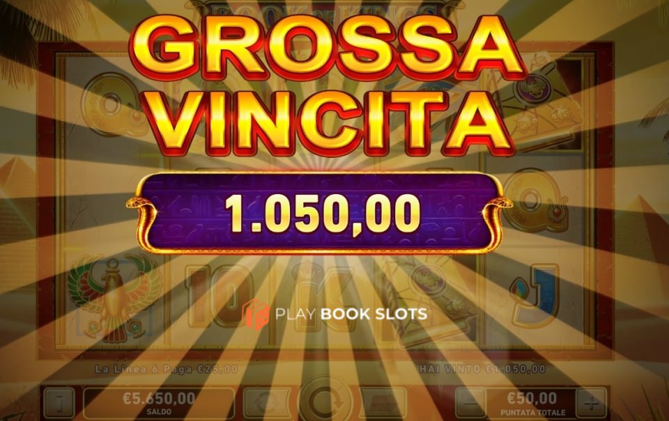 book of kings di playtech, grossa vincita