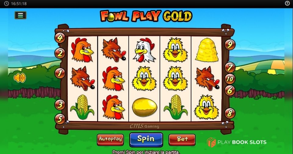 fowl play gold, schermata
