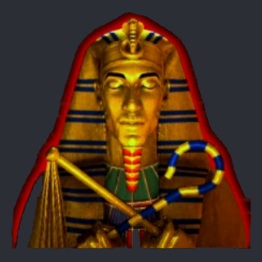 el faraón de oro símbolo, book of ra