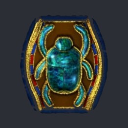 símbolo del escarabajo sagrado, book of ra