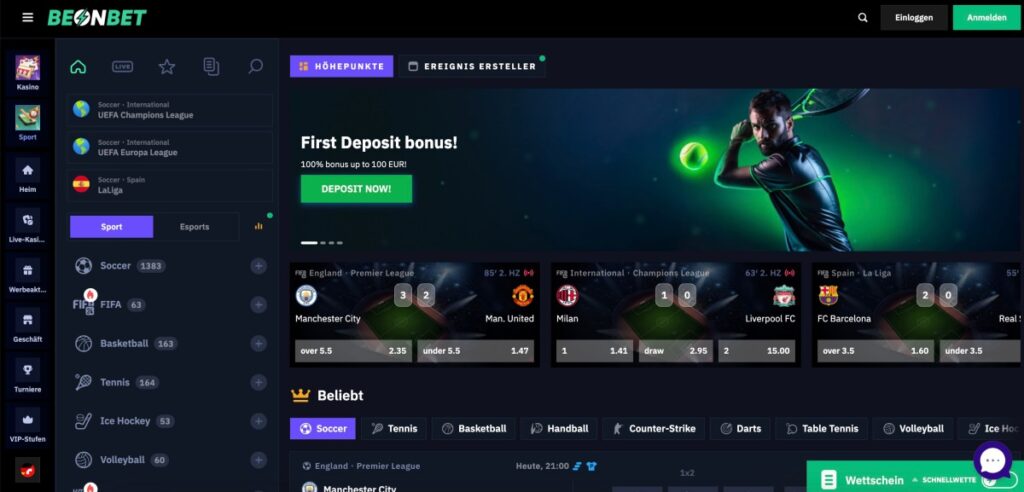 beonbet sportwetten