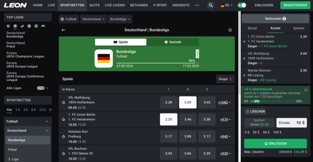 leon bet sportwetten
